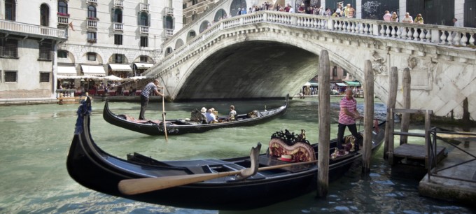 Båt i Venedig